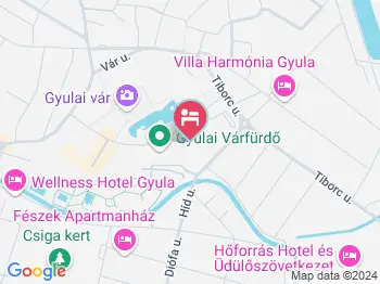 Hunguest Hotel Gyula Gyula a térképen