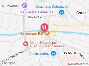 Jetty Choco Gyula a térképen