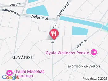 Juliska Kocsma Gyula a térképen