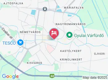 Kolbászház Apartman Gyula a térképen