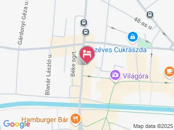 Komló Hotel Gyula a térképen