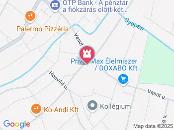 Ladics-ház Gyula a térképen