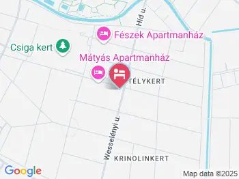 Margaréta Apartman Gyula a térképen