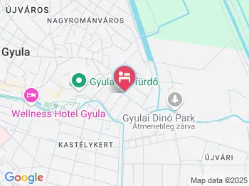 Mária Panzió Gyula a térképen