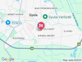 Marschal Apartman Gyula a térképen