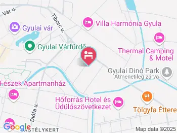 Martina Apartman Gyula a térképen