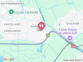 Napsugár Eszpresszó Gyula a térképen