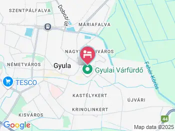 No.1 Apartman Gyula a térképen