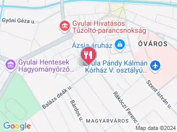 Omnia Italbolt Gyula a térképen