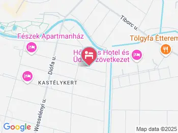 Pacsirta Apartman Gyula a térképen