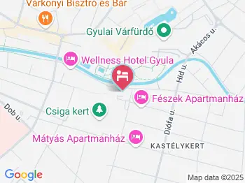 Park Hotel Gyula Gyula a térképen