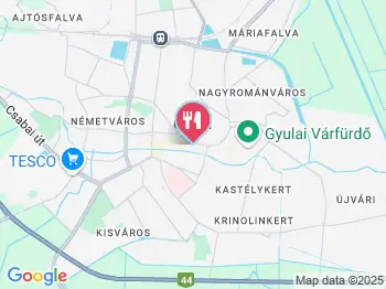 Patrióta Gyulai Kisvendéglő Gyula a térképen