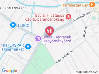 Egy Pillanat Caffé Gyula a térképen