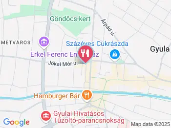 Skorpió Pizzéria Gyula a térképen