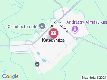 Steigervald Tanya Gyula a térképen