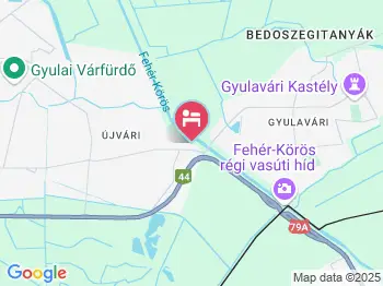 Superior Apartman Gyula a térképen