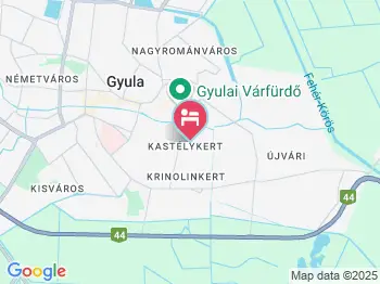 Szilágyi Party-Service Vendégház Gyula a térképen