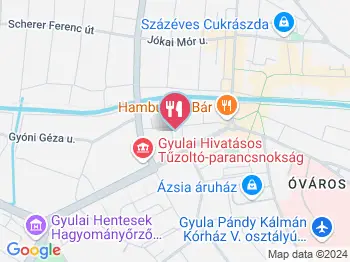 Szupermarket - Reál Kávézó Gyula a térképen
