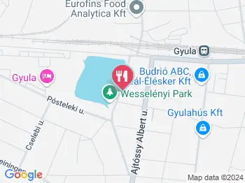 Tóparti Presszó Gyula a térképen