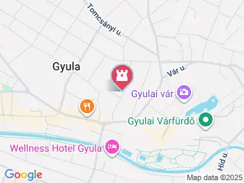 Városi Képtár Gyula a térképen