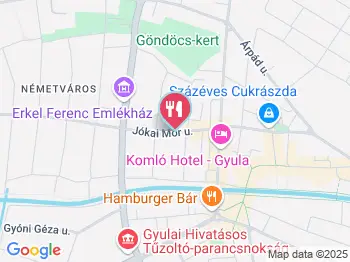 Venezia Olasz Étterem & Pizzéria Gyula a térképen