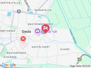 Vintage Apartman Gyula Gyula a térképen