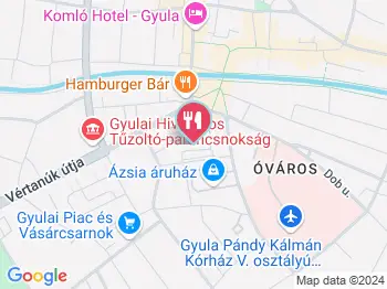 Zöldkirály Söröző Gyula a térképen