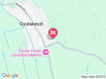 Judit Vendégház Gyulakeszi a térképen
