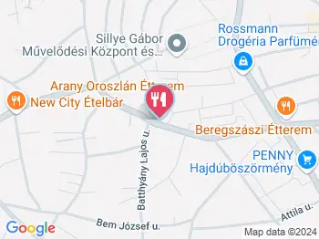 Arany Oroszlán Étterem Hajdúböszörmény a térképen