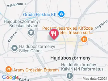 Bangkok Thai-Kínai Étterem Hajdúböszörmény a térképen