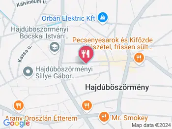 Csuporka Hajdúböszörmény a térképen