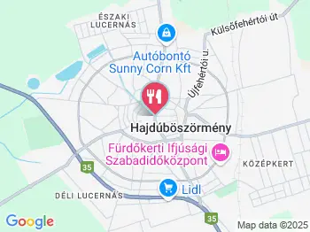 Hajdú Étterem Hajdúböszörmény a térképen