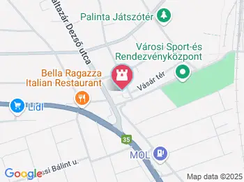 Magyar szürkebika-szobor Hajdúböszörmény a térképen