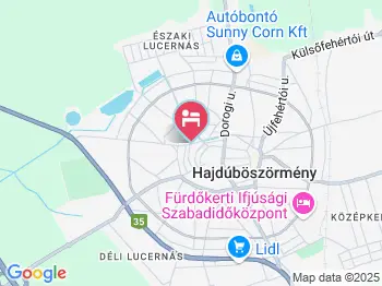 Polgári Apartman Hajdúböszörmény a térképen