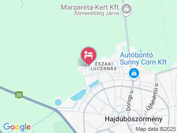 Tünde Apartmanház Hajdúböszörmény a térképen