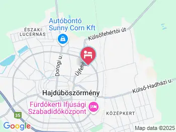 Vajda Apartman Hajdúböszörmény a térképen
