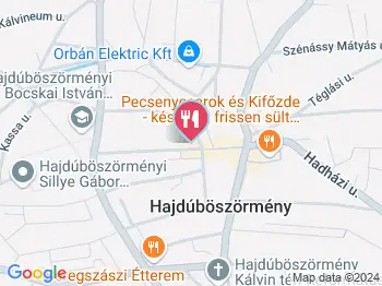 Zöldfa Italbolt Hajdúböszörmény a térképen