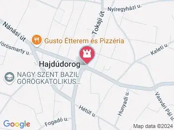 Bocskai István lovasszobra Hajdúdorog a térképen