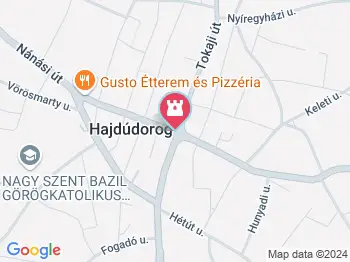 Római zarándoklat Hajdúdorog a térképen