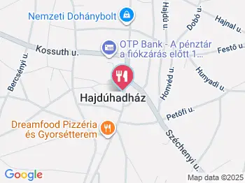 Fincsi Cukrászda Hajdúhadház a térképen