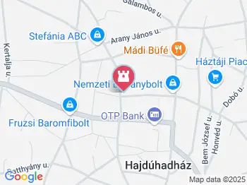 Szilágyi Dániel Hajdúhadház a térképen