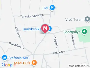 Vadas Csárda Hajdúhadház a térképen