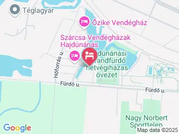 Sirály Apartman Hajdúnánás a térképen