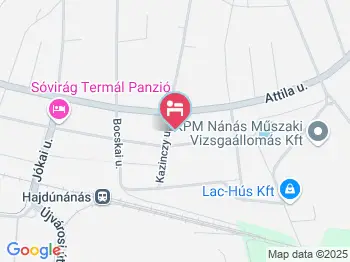 Tornácos Vendégház Hajdúnánás a térképen