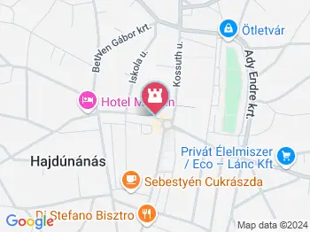 Trianoni emlékmű Hajdúnánás a térképen