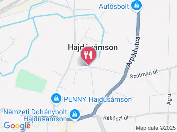 Mignon 2 Cukrászda Hajdúsámson a térképen