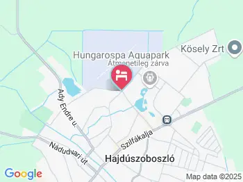 Airport Wellness Panzió Hajdúszoboszló a térképen
