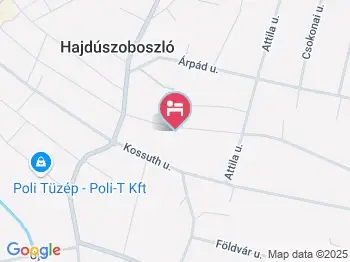 Aladdin Apartman Hajdúszoboszló a térképen