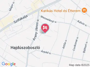 Alex Apartman & Panzió Hajdúszoboszló a térképen