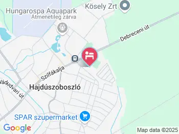 Alfa Apartmanház Hajdúszoboszló a térképen